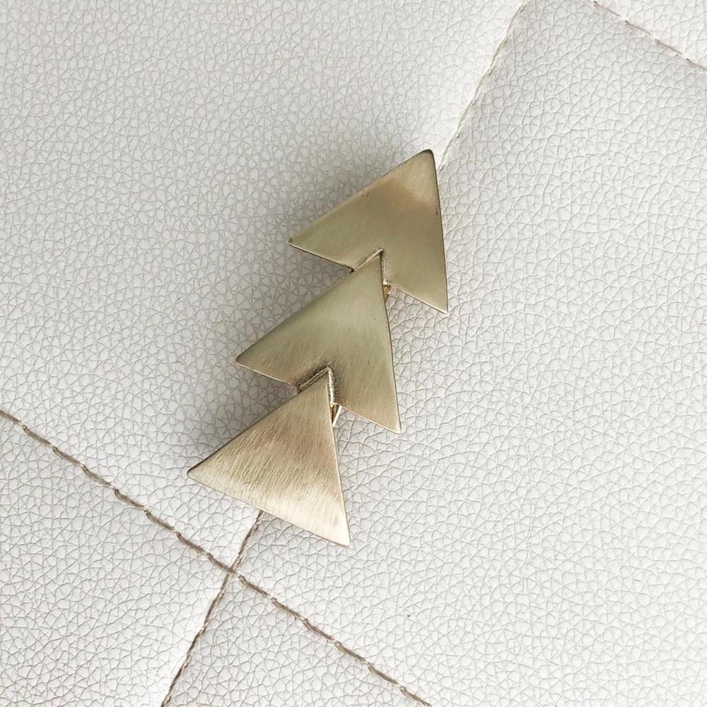 Gold Triple Arrrow Hair Clip